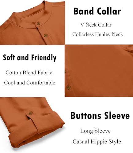 Image of Zombom Men's Kurta || Chinese Collar Long Sleeves || Straight Hip Length Kurtas || Short Kurta for Men || for Festival || Function || Occasion Wear Fancy Kurta for || Best Gifts for Men