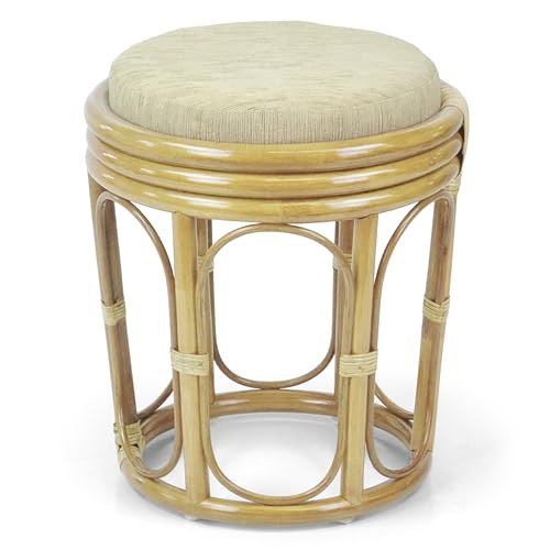 Pier Handmade Rattan Wicker Vanity Bedroom Stool...