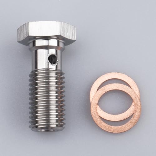 Image of AC PERFORMANCE M10 x 1.25 Banjo Bolt, 24mm UHL, Stainless Steel