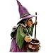 Enesco Jim Shore Heartwood Creek Mini Witch with Couldron Figurine, 3.75