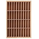 iplusmile Bandeja Organizadora de Madera con Múltiples Compartimentos para Joyería Almacenamiento de Anillos Pulseras y Smartphone para Tocador y Escritorio Diseño Elevado con Forro Suave