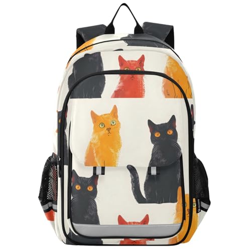 Sac à dos de voyage enfant imprimé chat pour le weekend