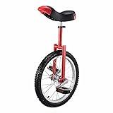 monocycle a vendre montreal  HXFENA Monocycle Pour Enfants,Monocycles D\'EntraîNement de Roue de Pneu de Montagne AntidéRapants RéGlables en Hauteur avec Selle Ergonomique ProfiléE Libre / 18 Inch/Red