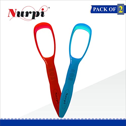 Image of plastic tongue cleaner for new generation pack of 2