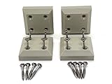 Material: PE Strandkorb PE-Gleiter 4er Set mit Edelstahl Schrauben 50 x 50 x 15mm