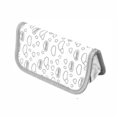 Kit Higiene 5 Peças Para Bebê Com Necessaire Pente Escova Cortador de Unha Tesoura Lixa Pimpolho (CI
