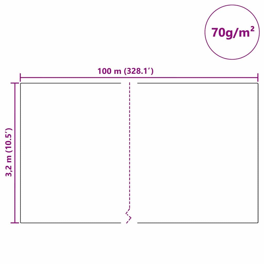 Winterschutz Pflanzen Beige 100 x 3,2 m Vliesstoff, frostschutz für Außenbeet, wiederverwendbare Gartenpflege Abdeckung für Rasenpflege und Terrasse