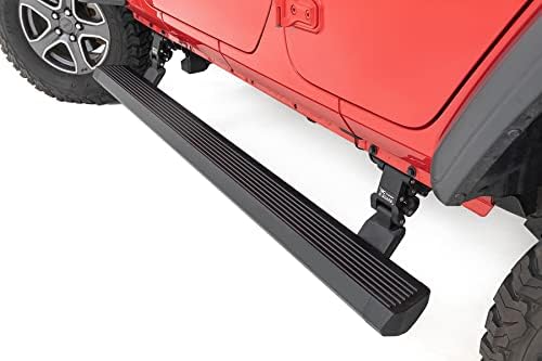 Rough Country LED Power Running Boards for 18-23 Jeep Wrangler JLU - PSR610430