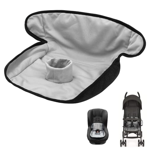 bangminda Protector de Asiento de Coche para Bebé Cojín Orina Aislada para Infantil Silla de Auto Cochecito para Silla de Paseo Carrito Almohadilla Absorbente para Asiento Coche para Niño Bebé, Gris
