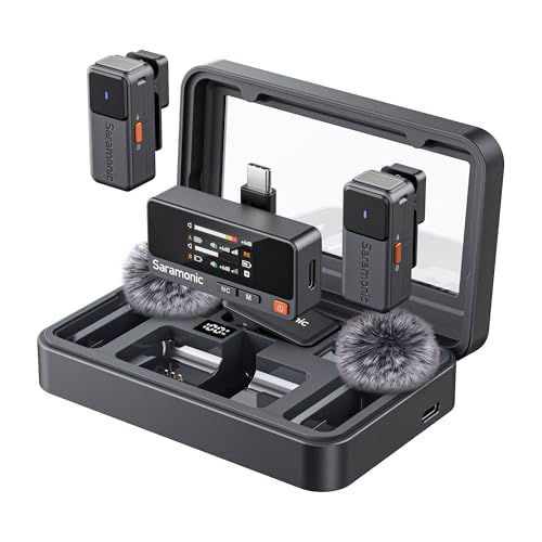 Saramonic Air-01 - Mini microfono per cellulare, iPhone 15/16, Android