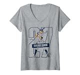 Womens Giancarlo Stanton | New York Baseball Players | MLBGIA302N V-Neck T-Shirt