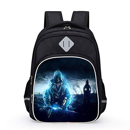 Fgfkljkrelw Assassin Creed Bolsa Mochila Multifuncional de la Personalidad Creativa Impreso