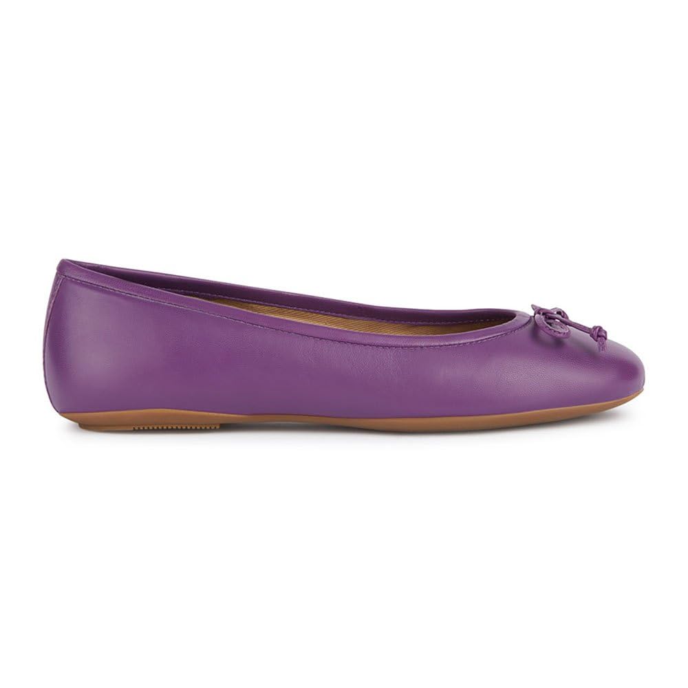 Geox Women's D Palmaria Ballet Flat, Purple, 2.5 UK