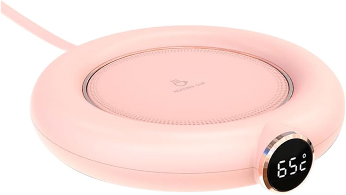 USB Charging Coffee Mug Warmer Level Temperature Control Electric Beverage Cup Warmer Coaster for Desk Portable Heat Insulation Pad Suitable for Coffee Tea Milk Water in Cups