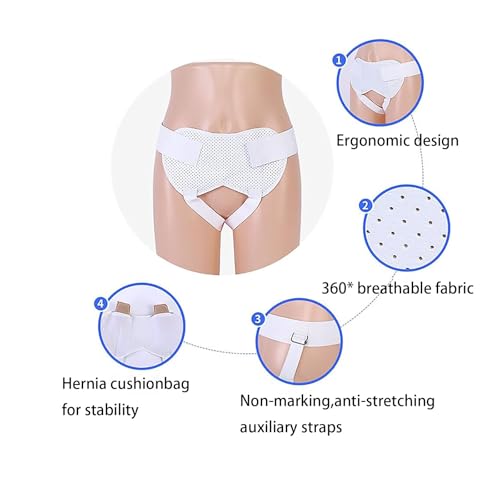 Faja para Hernia Abdominal para Hombre con Compresión Ajustable miniatura 4