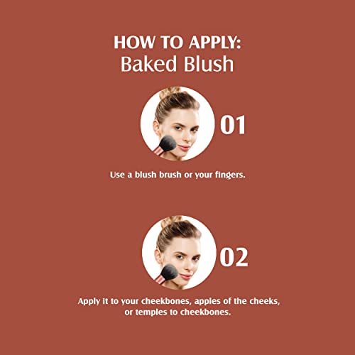 Image of Glam21 Baked Blusher | Highly Pigmented, Long Lasting | Illuminating Glow Finish | Smooth & Blendable Texture |Stays up to 8 hours | For All Skin Types | 6gm | Shade-11