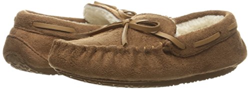 Pantufas mocassim para meninos Stride Rite, Alex - Brown, 13 Little Kid