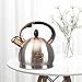 3Quart Whistling Tea Kettle Classic Teapot Stainless Steel Teakettle with Cool Grip for Stovetop