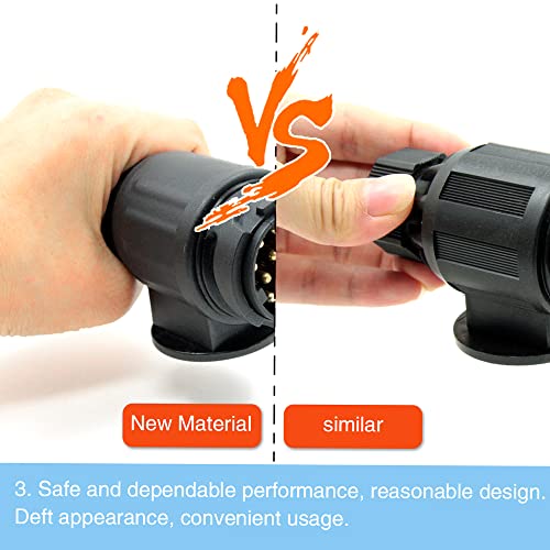Geado Material reboque 13 pinos Plug 12V 13-pólo Tow Bar Plug N final de tipo-veículo de reboque
