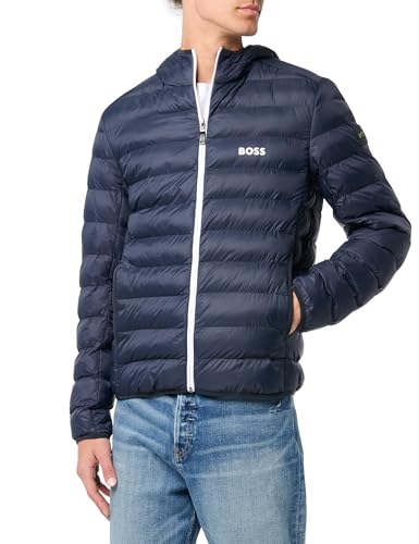 Image of BOSS Men's Lightweight Hooded Puffer Jacket