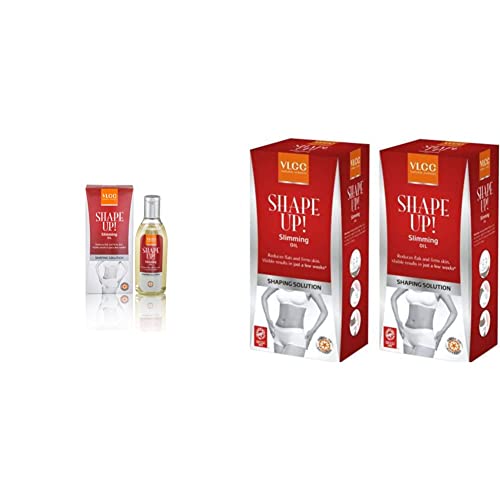 Image of VLCC Shape Up Slimming Oil, 200ml & Shape Up Slimming Oil, 100ml
