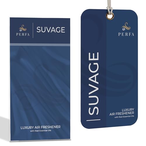 Savage Disposable Card Freshener for Men | Car Scents Air Freshener with Sauvage Fragrance | Strong Car Perfume Air Freshener with Odour Eliminating Technology | Suvage by Perfa Savage Disposable Card Freshener for Men | Car Scents Air Freshener with Sauvage Fragrance | Strong Car Perfume Air Freshener with Odour Eliminating Technology | Suvage by Perfa