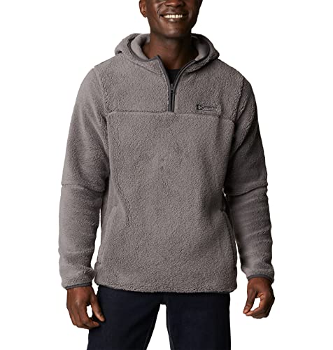 Columbia Men s Hoodie en Polaire Sherpa Rugged Ridge, City Grey, S