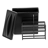 Conception peu encombrante : cette boîte de rangement de lames combine une utilisation efficace de l'espace avec un stockage pratique, permettant aux utilisateurs d'organiser soigneusement les lames dans les compartiments du pot de de laboratoire pour un flux de travail optimal, pot de , boîtes de lames pour