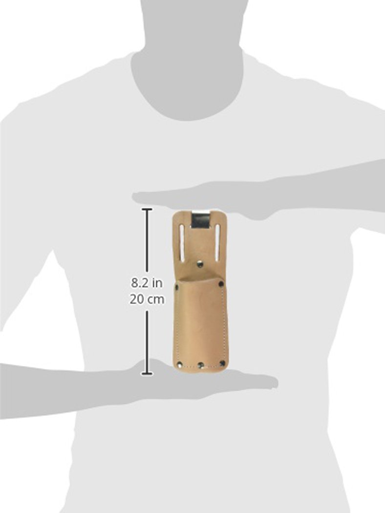Aviditi Leather Holster, Tan, Accessory for Utility Knives, Ideal for Shipping and Recieving, Crafts and Warehouse Use, Case of 6