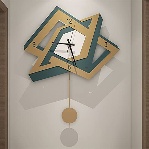 Horloge murale moderne 3D maison avec mécanisme silencieux créatif - 5