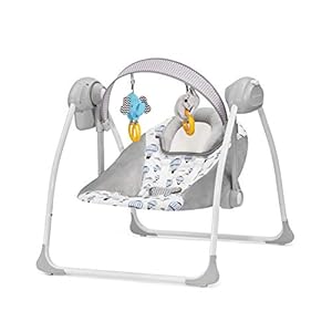 Kinderkraft wipstoeltje 2-in-1 FLO, babyschommel, wipstoel, schommelstoeltje met trilfunctie, speelboog, speeltjes…