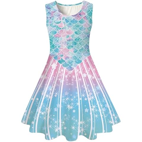 Kids4ever Sleeveless Mermaid Party Dress Cover