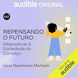 Diseño de la portada del título Repensando o futuro: alternativas &agrave; sociedade do cansa&ccedil;o