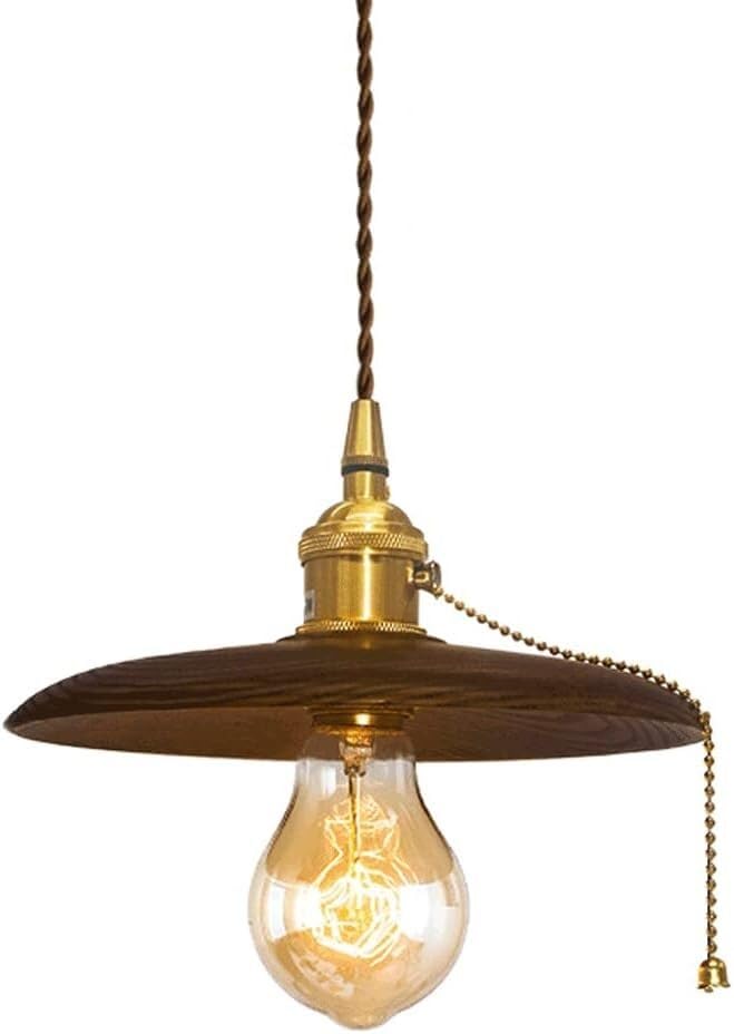 Lampe suspendue simple laiton luminaire chandelier pour décoration intérieur