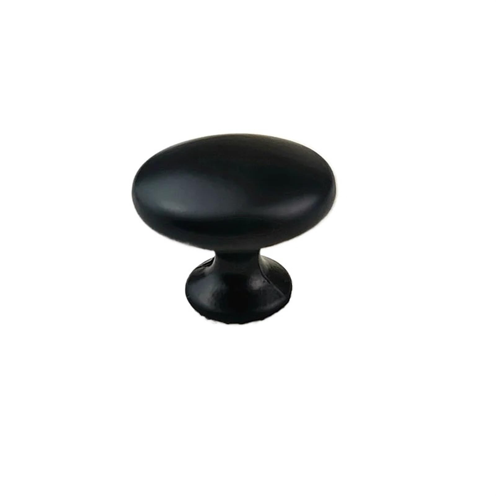 Boutons Noirs Quincaillerie d'armoire 1 1/4" | Lot de 10 Poignées pour Cuisine Épurée