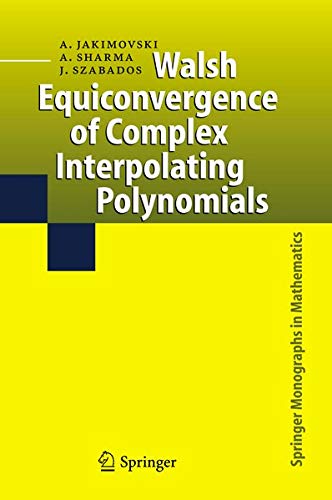 Buy Walsh Equiconvergence of Complex Interpolating Polynomials — BookShops.in