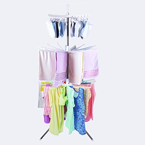 Tamengi 3 Tier Clothes Drying Rack - Laundry Drying Rack for Both Indoor and Outdoor Uses