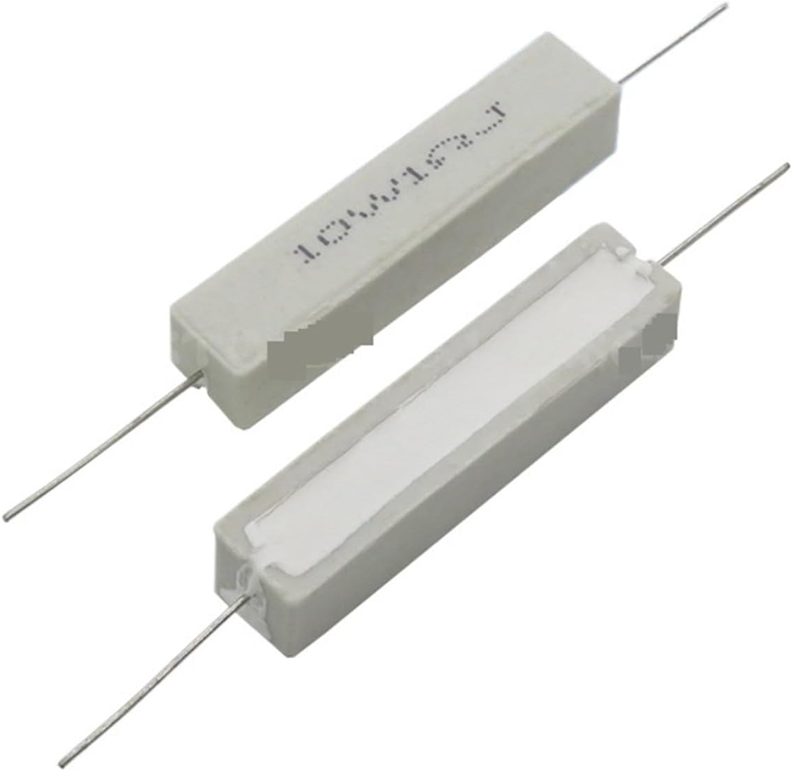 10PCS 10W Cement resistance resistor 1 2 5 8 ohm 1R 2R 5R 8R(5 ohm)