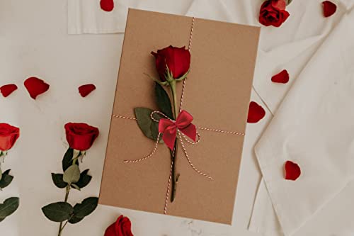 50pcs Mini Satin Ribbon Bows Ribbon Flowers 25mm x 26mm Appliques DIY Craft for Sewing, Scrapbooking, Wedding, Gift (Red)