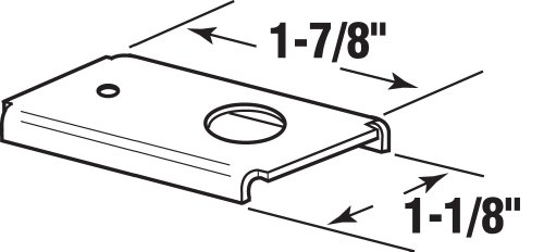 Kit de Reparación para Herrajes de Puertas Bi-Fold Prime-Line N 7534 – Incluye Soportes Superior e Inferior y Soporte de Reparación N 7191 (Paquete de 2) miniatura 5