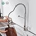 TIORIY Kitchen Faucet Head Replacement with 15 Adapters, 3 Function Pull Down Kitchen Faucet Spray Head, Pull Out Kitchen Sink Tap Sprayer Nozzle, Chrome, Plastic