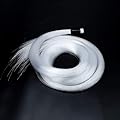 AZIMOM PMMA Plastic 450pcs*0.03in*9.8ft Fiber Optic Cable Strands 0.75mm 3Meter Length End Glow Roll Fiber String for Star Sky Roof Ceiling Decoration All Kind LED Light Engine Driver