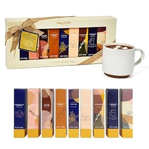 Hot Chocolate Gift Set, Gourmet Cocoa Mix Collection, Gift Box Set of 9