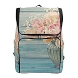 Estructura de la mochila: la mochila es vintage con muchos bolsillos. Un total de 1 bolsa principal, 2 bolsillos laterales y 1 bolsillo con cremallera en la parte frontal