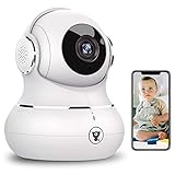 【Cloud & SD-Kartenspeicher verfügbar】Ausgestattet mit Mikrofon und Lautsprecher mit Rauschunterdrückungsfilter für ein klares Zwei-Wege-Audioerlebnis können Sie jederzeit mit Ihrem Baby oder Ihren Haustieren in Kontakt bleiben. Unterstützt die SD-Karte (max. 128 GB) für die kontinuierliche Aufzeichnung rund um die Uhr und bietet eine kostenlose 90-Tage-Testversion sowie einen 14-tägigen rollierenden Cloud-Speicher für die Aufzeichnung und Wiedergabe von Ereignissen.