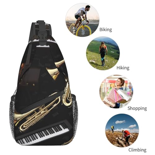 Bolso bandolera cruzado para hombre mochila de día miniatura 6