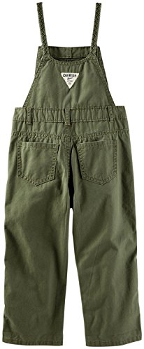 OshKosh B'Gosh Baby Girls' Convertible Overalls (Baby) - Military Green2
