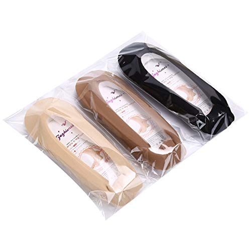 Creator2018 3per Damen Füßlinge Unsichtbare Socken Bogen Unterstützung Massagesocken 3D Schwamm Einlegesohlen Sneakers Socken Cover