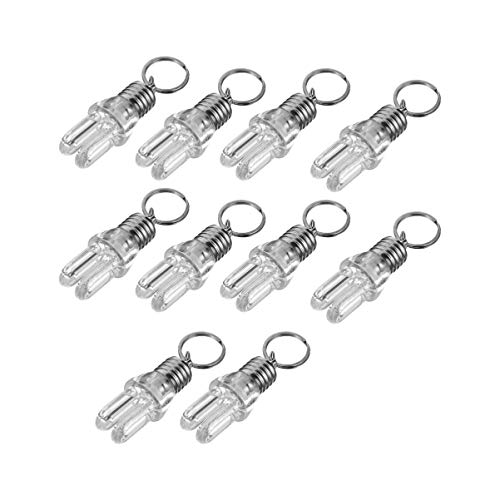 SHERCHPRY Mini Llaveros Led Luz Nocturna Bombilla De Luz Diseño De Bombilla Ideal - imagen 9