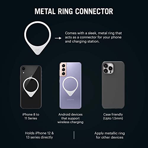 Image of Dailyobjects Surge 3-in-1 Wireless USB Type C Charger for All Qi Enabled Devices with Upto 25W Transmitter Coil-Compatible with Air Pods Pro,iPhone Se /14 /13 /12 /11 Series & All QI Enable Phones-Silver